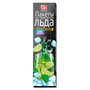 Пакеты для приготовления льда самозакрывающиеся, 10 пакетов по 24 ячейки, 240 кубиков, GRIFON, 101-117
