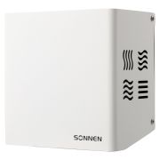 Сушилка для рук SONNEN HDR-1200W, 1200 Вт, производство РОССИЯ, антивандальная, сталь, белая, 701870