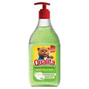Средство для мытья посуды 500 мл, QUALITA «Бальзам Green tea & Aloe», дозатор, 14483