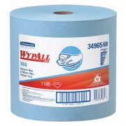 Протирочный нетканый материал KIMBERLY-CLARK Wypall X60, 1100 листов в рулоне, 31,5х34 см, голубой, 34965