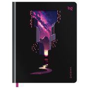 Дневник 1-11 кл. 48л. (твердый) BG «Таинственный город», фигурная вырубка, матовая ламинация, тиснение фольгой, ляссе