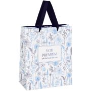 Пакет подарочный 18*23*10см MESHU «Beauty », фольга,  матовая ламинация