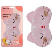 Маска для сна MESHU «Pink kitten», пакет zip-lock, европодвес