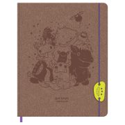 Дневник 1-11 кл. 48л. ЛАЙТ BG «Корпорация монстров», иск. кожа, блинтовое тиснение, ляссе, на резинке