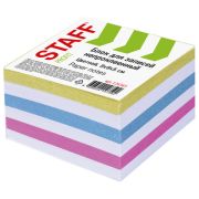Бумага для записей «STAFF», 9х9х5, цветной, 126365