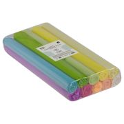 Набор крепированной бумаги ТРИ СОВЫ, 50*250см, 110г/м2, 10шт, пастель, в рулонах