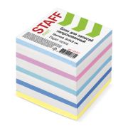 Бумага для записей «STAFF», 9х9х9, цветной, 126367