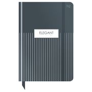 Ежедневник недатированный А5, 136л., 7БЦ BG «Minimal. Black», глянцевая ламинация, отд. фольгой