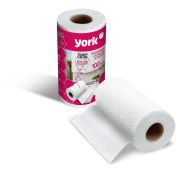 Салфетки  универсальные York «Соты», 22,5*25 см, 100шт, в рулоне, 40 г/м2,30% вискоза, 70% полиэфир