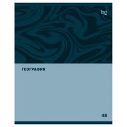 Тетрадь предметная 48л., BG «Один цвет» - География, эконом