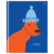 Дневник 1-4 кл., 48л., (твердый) BG «Пёс в шапке», матовая ламинация, выб.лак