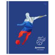 Дневник 1-11 кл. 48л. (твердый) BG «Русский футбол», матовая ламинация, выб.лак