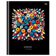 Дневник 1-4 кл., 48л., (твердый) BG «Карандаши», глянцевая ламинация