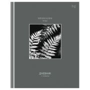 Дневник 1-11 кл. 48л. (твердый) BG «Минималистичный серый», глянцевая ламинация, тиснение фольгой
