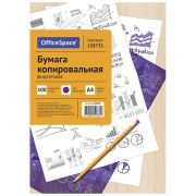 Бумага копировальная OfficeSpace, А4, 100л., фиолетовая, 158735