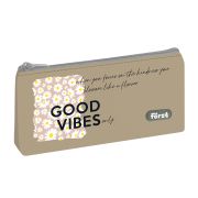 Пенал мягкий 1 отделение, 225*120*35 Först «Good vibes», текстиль