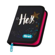 Пенал 1 отделение, 200*140*40 Först «Hey!», дополнительная откидная секция, полиэстер