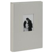 Фотоальбом 300 фото 10*15см, ArtSpace «Gray», бумажные страницы, ткань с окном
