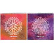 Блокнот для эскизов 250х250мм «Sketchbook» 60 л. спираль, 160г/м2, арт. 2615