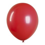 Воздушные шары, 25шт., М12/30см, MESHU, пастель, красный
