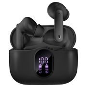 Наушники с микрофоном беспроводные Sven E-315B, TWS Bluetooth, разъем Type-C, черный