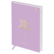 Ежедневник недатированный А5, 136л., 7БЦ, BG «Mindset. Freesia», сиреневый, отд. фольгой