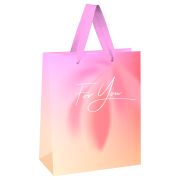 Пакет подарочный 33*42*12см MESHU «Peachy», матовая ламинация