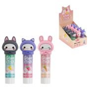 Клей-карандаш MESHU с топпером «Cuties», 8г, дисплей бокс, ПВП, ассорти