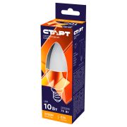Лампа светодиодная Старт LED, серия «WS» 10W30, тип С «свеча», E14, 2700К, теплый свет, 25000ч