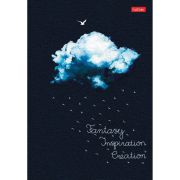 Бизнес-блокнот А5, 80 л. «Hatber» Облако, поролон, арт.20818