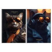 Тетрадь для нот 24л., А4, на гребне BG «Коты», справочная информация, (вертик.)
