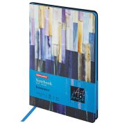 Бизнес-блокнот А5, 80 л. «BRAUBERG» VISTA Expression, под кожу, гибкий 80л, 112082