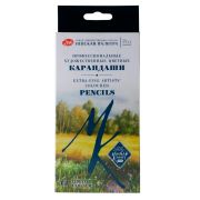 Набор профессиональных цветных карандашей «Мастер-Класс», 12 цветов, в картонной коробке