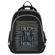 Ранец Berlingo Expert Light Pro «Enjoy the little things» 38*28*19см, 3 отделения, 2 кармана, анатомическая спинка