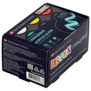 Краски акриловые Decola, 06 цветов, глянцевые, 20мл, картон