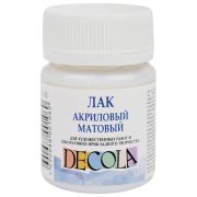 Лак акриловый матовый Decola, 50мл