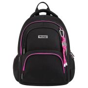 Рюкзак Berlingo NeonBase «Bright pink» 41*30*17см, 2 отделения, 4 кармана, эргономичная спинка