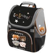 Ранец Först Junior «Cute bears» 37*28*21см, 1 отделение, 3 кармана, анатомическая спинка
