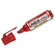 Маркер перманентный промышленный MunHwa «Nex-Pro Oil Magic» красный, скошенный, 7мм