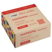 Набор маркеров акриловых Гамма «Хобби» 24цв., наконечник пуля, картон. упак