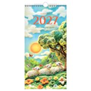 Календарь настенный перекидной на гребне, 170*340 мм 6л. BG «О своём, овечном», 2027г.