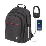 Рюкзак BRAUBERG FUNCTIONAL с отделением для ноутбука, 3 отделения, USB-порт, «Progress», 48х14х34 см, 229873