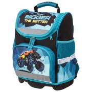 Ранец ЮНЛАНДИЯ WISE для начальной школы, «Monster-truck», 37х29х15 см, 229948