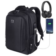 Рюкзак BRAUBERG FUNCTIONAL с отделением для ноутбука, 2 отделения, USB-порт, «Leader», 45х32х17 см, 270799