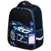 Ранец BRAUBERG FIT, 2 отделения, «Супермашина», 38х27х14 см, 272024
