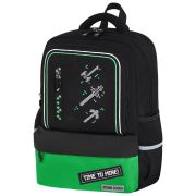 Рюкзак BRAUBERG STAR, 1 отделение, 5 карманов, «Игровой инвентарь», черный, 40x29x13 см, 273133