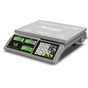 Весы торговые MERTECH M-ER 326AC-32.5 LCD (0,1-32 кг), дискретность 10 г, платформа 325x230 мм, без стойки, 3041