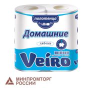 Бумажное полотенце «Veiro» домашнее, 2-сл. (2 рул)