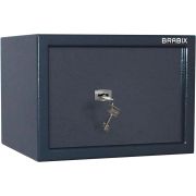 Сейф BRABIX «КМ-260», 260х360х290 мм, 13 кг, ключевой замок + полка, крепление к стене, 291165
