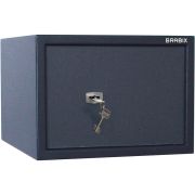 Сейф BRABIX «КМ-310», 310х430х375 мм, 20 кг, ключевой замок + полка, крепление к стене, 291166